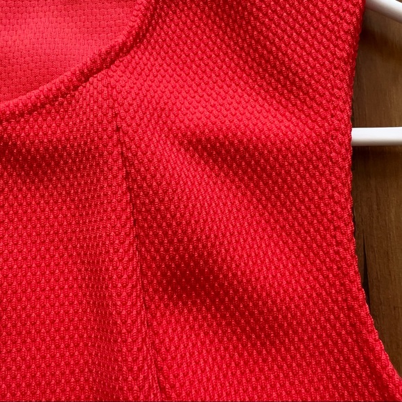 Soprano orange red fit and flare sleeveless summer dress - Picture 7 of 9